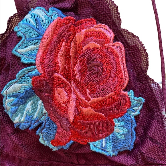 Victoria Secret Bralette with Rose Embroidery - Picture 3 of 10